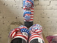 3x bokszak met handschoenen voor kinderen - afbeelding 1 van  4