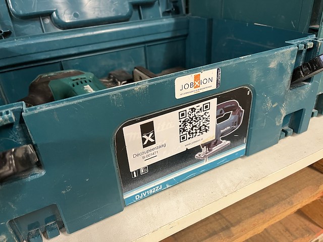 3x bouwgereedschap, 3x accu, 1x lader, m-boxen makita, 1x djv182zj, 1x dhs630zj, 1x dhr242zjv - afbeelding 2 van  11