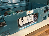 3x bouwgereedschap, 3x accu, 1x lader, m-boxen makita, 1x djv182zj, 1x dhs630zj, 1x dhr242zjv - afbeelding 2 van  11