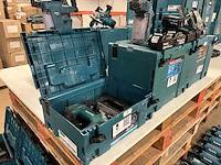 3x bouwgereedschap, 3x accu, 1x lader, m-boxen makita, 1x djv182zj, 1x dhs630zj, 1x dhr242zjv - afbeelding 3 van  11