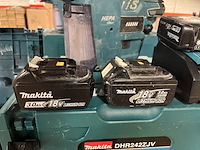 3x bouwgereedschap, 3x accu, 1x lader, m-boxen makita, 1x djv182zj, 1x dhs630zj, 1x dhr242zjv - afbeelding 8 van  11