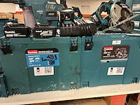 3x bouwgereedschap, 3x accu, 1x lader, m-boxen makita, 1x djv182zj, 1x dhs630zj, 1x dhr242zjv - afbeelding 9 van  11