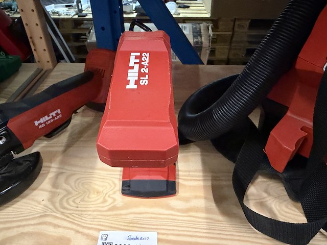 3x bouwgereedschap, hilti, vc 5-a22, sl 2-a22, ag 125-a22 - afbeelding 4 van  6