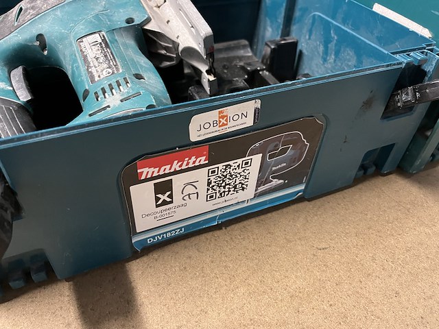 3x bouwgereedschap in m-box (1x decoupeerzaag, 2x combihamer) makita, 1x djv182zj, 2x dhr242zjv - afbeelding 3 van  4