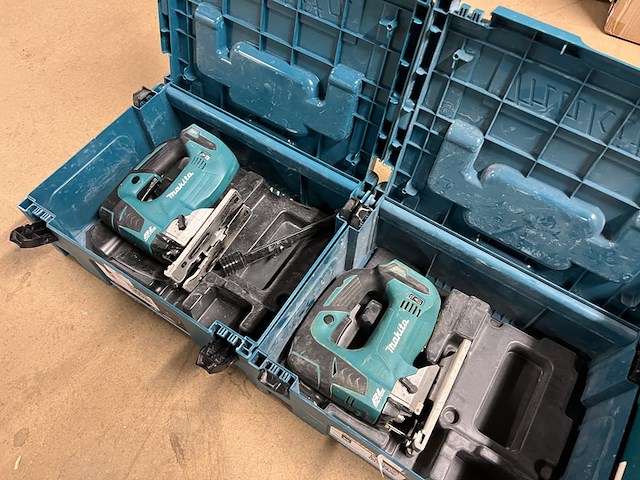 3x bouwgereedschap in m-box (2x decoupeerzaag, 1x combihamer) makita, 2x djv182zj, 1x dhr242zjv - afbeelding 6 van  6