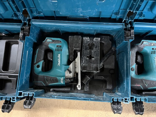 3x bouwgereedschap in m-box (3x decoupeerzaag) makita, djv182zj - afbeelding 3 van  6