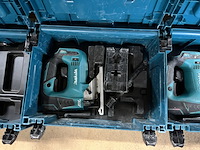 3x bouwgereedschap in m-box (3x decoupeerzaag) makita, djv182zj - afbeelding 3 van  6