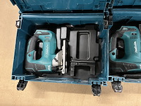 3x bouwgereedschap in m-box (3x decoupeerzaag) makita, djv182zj - afbeelding 4 van  6