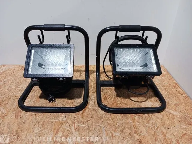 3x bouwlamp met 5x statief - afbeelding 2 van  9