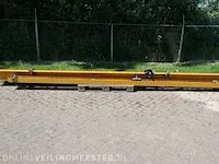 3x bovenloopkraan met loopkat - afbeelding 1 van  11