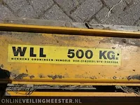 3x bovenloopkraan met loopkat - afbeelding 9 van  11