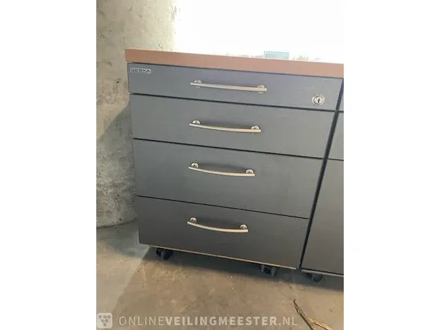 3x bureaustoel, 2x ladenblok en 2x sidetable - afbeelding 3 van  6