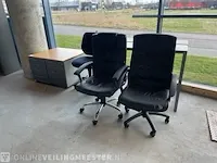 3x bureaustoel, 2x ladenblok en 2x sidetable - afbeelding 6 van  6