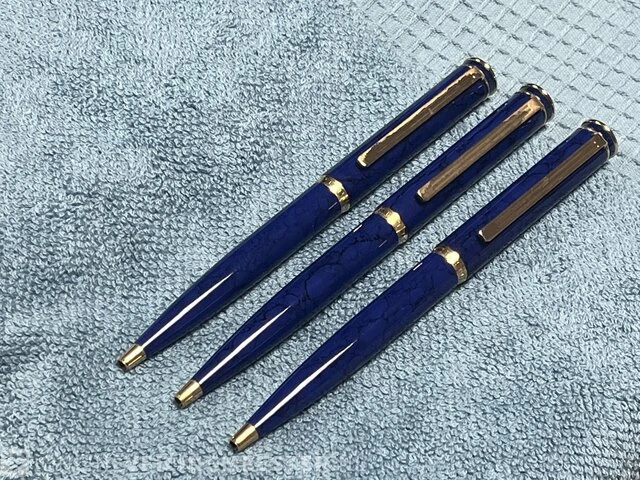 3x capitol luxury vintage balpen, blauw - afbeelding 4 van  4