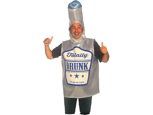 3x carnaval bier kostuum totally drunk - afbeelding 1 van  7