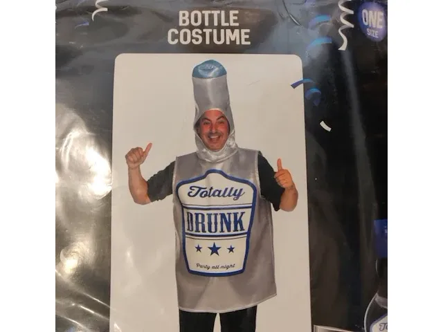 3x carnaval bier kostuum totally drunk - afbeelding 7 van  7