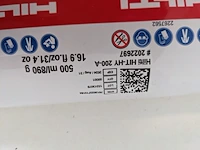 3x chemisch anker met 10x mengtuit hilti, hit-hy 200-a - afbeelding 6 van  6