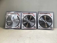 (3x) cirkelzaagblad - 24t 36t 40t - asgat = 30mm - afbeelding 1 van  5