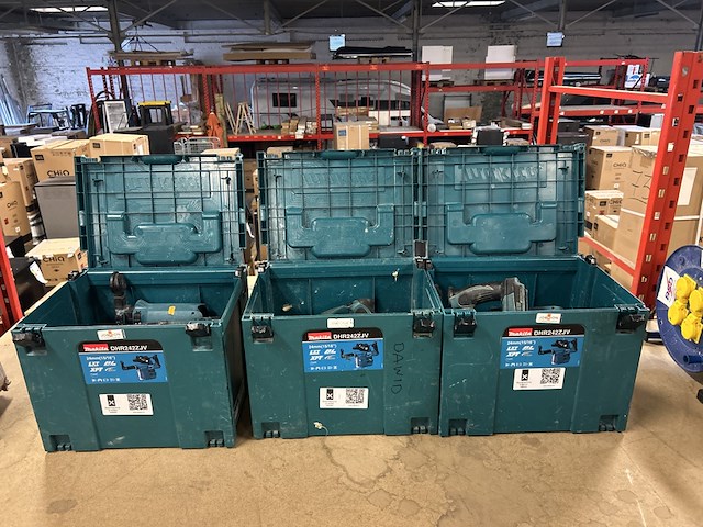 3x combihamer in m-box, makita, dhr242zjv - afbeelding 1 van  9