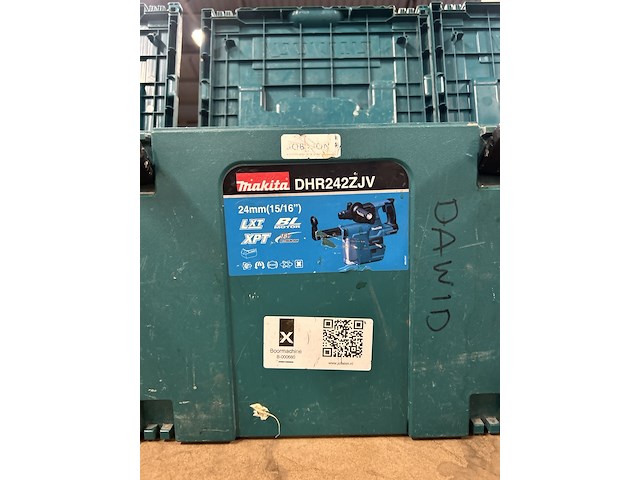 3x combihamer in m-box, makita, dhr242zjv - afbeelding 5 van  9