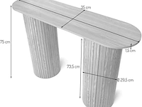 3x console tafel milton & oldbrook, glina - afbeelding 2 van  6