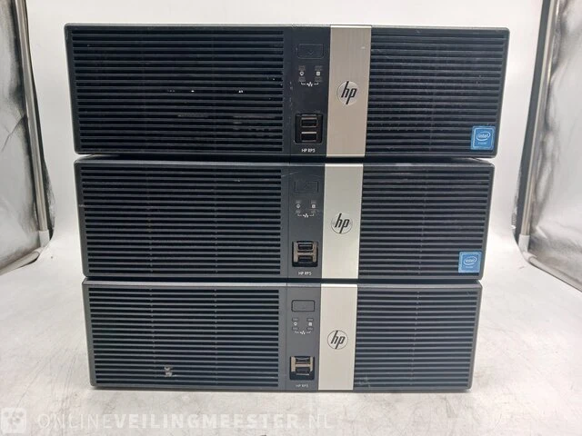 3x desktop hp, rp5 retail system, model 5810 - afbeelding 1 van  13