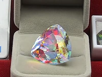 3x diamant 0,29 ct/ topaas 68,30 ct / ammoliet 20,55 ct - afbeelding 15 van  49
