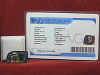 3x diamant 0,29 ct/ topaas 68,30 ct / ammoliet 20,55 ct - afbeelding 17 van  49