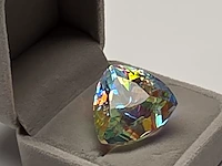 3x diamant 0,29 ct/ topaas 68,30 ct / ammoliet 20,55 ct - afbeelding 19 van  49
