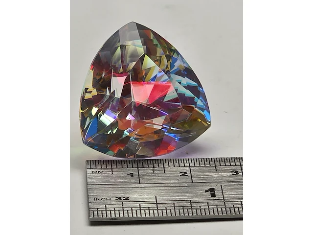 3x diamant 0,29 ct/ topaas 68,30 ct / ammoliet 20,55 ct - afbeelding 26 van  49