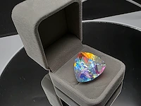 3x diamant 0,29 ct/ topaas 68,30 ct / ammoliet 20,55 ct - afbeelding 31 van  49
