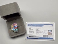 3x diamant 0,29 ct/ topaas 68,30 ct / ammoliet 20,55 ct - afbeelding 39 van  49
