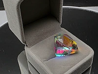 3x diamant 0,29 ct/ topaas 68,30 ct / ammoliet 20,55 ct - afbeelding 32 van  49