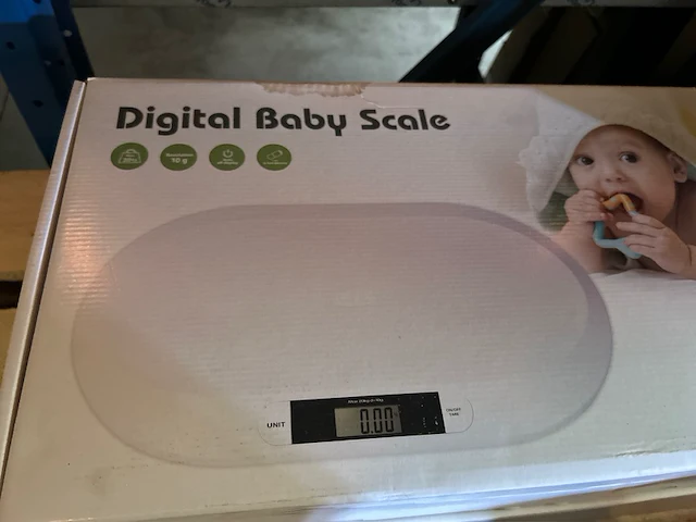 3x digitale baby weegschaal - afbeelding 2 van  4