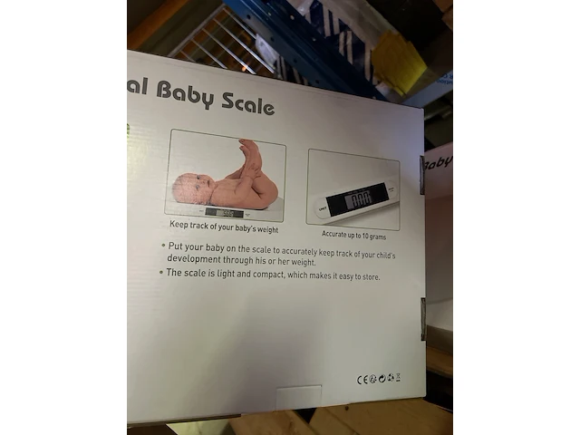 3x digitale baby weegschaal - afbeelding 4 van  4