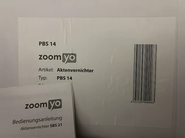 3x documentversnipperaar zoomyo - afbeelding 6 van  6