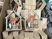 3x dozen houten decoratie - afbeelding 6 van  7