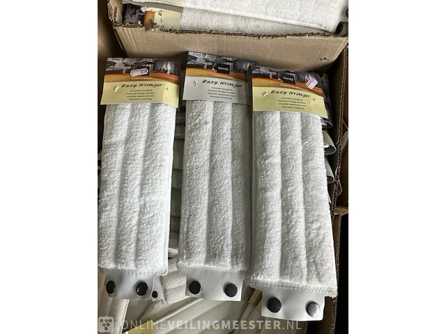 3x dozen microvezel vervanghoezen handy, easy wringer, wit - afbeelding 1 van  4