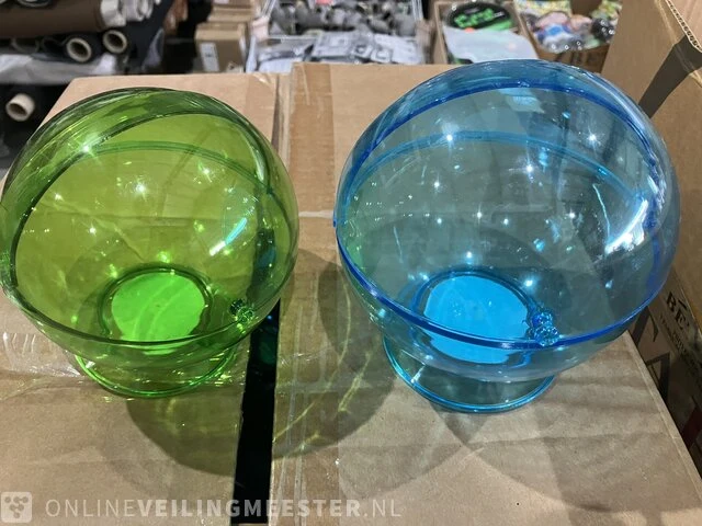 3x dozen suikerpotten, groen en blauw - afbeelding 4 van  6