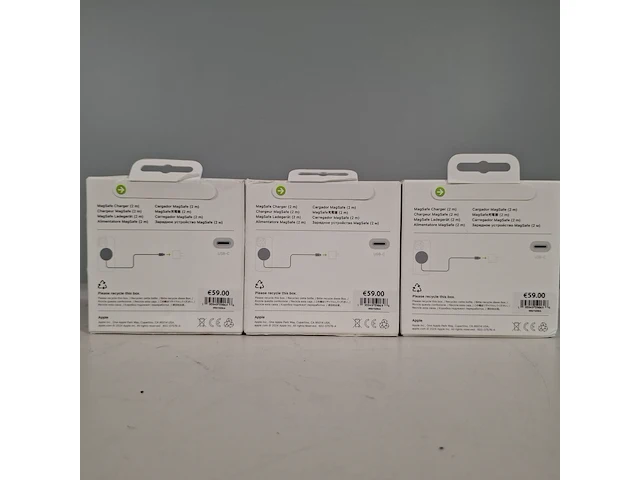 3x draadloze oplader, apple, magsafe charger - afbeelding 3 van  4