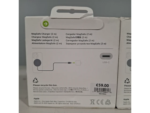 3x draadloze oplader, apple, magsafe charger - afbeelding 4 van  4