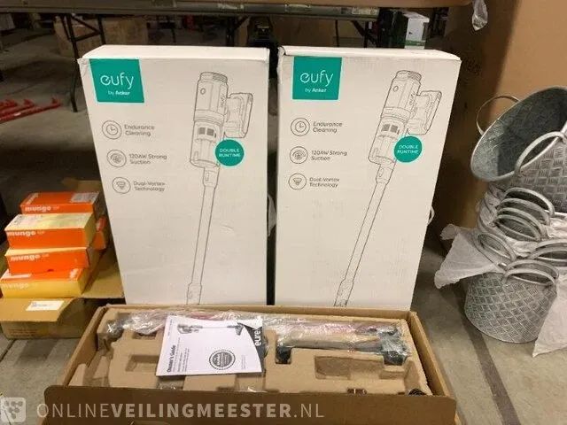 3x draadloze steelstofzuiger eufy - afbeelding 1 van  5