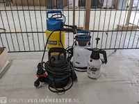 3x drukvat met een dompelpomp o.a. gloria en gardena - afbeelding 2 van  7