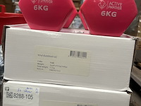 3x dumbbell set 2x 6kg active panther - afbeelding 1 van  3