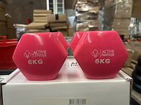 3x dumbbell set 2x 6kg active panther - afbeelding 2 van  3