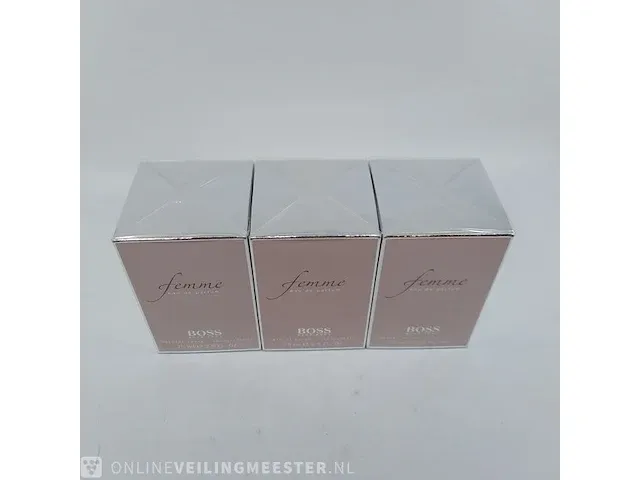 3x eau de parfum, 75 ml hugo boss, femme, vaporisateur spray - afbeelding 2 van  4