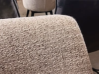 3x eetkamerstoelen boucle, zazuhome, beige - afbeelding 9 van  10