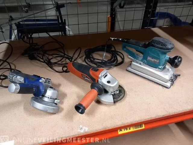 3x elektrisch handgereedschap makita, toolson & lux - afbeelding 1 van  17