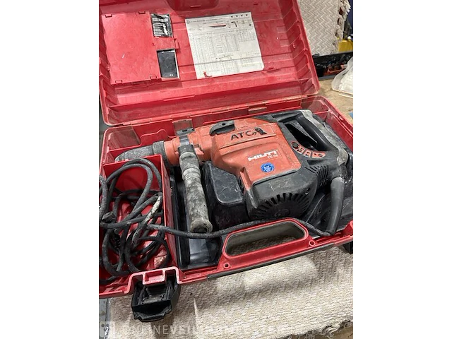 3x elektrisch/accugereedschap met lader en 2x accu hilti, bosch, hitachi - afbeelding 2 van  8