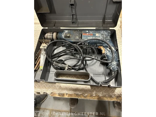 3x elektrisch/accugereedschap met lader en 2x accu hilti, bosch, hitachi - afbeelding 3 van  8